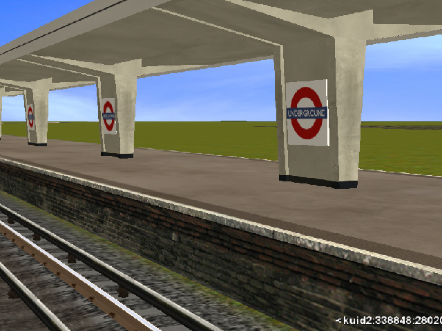 London Underground Art Deco Canopy London Underground Art Deco Canopy in Trainz